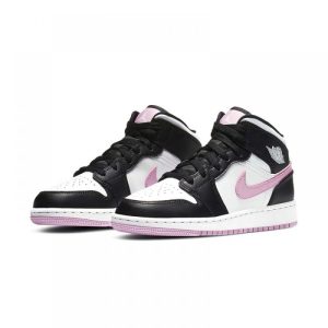 AIR JORDAN 1 MID GS ‘WHITE LIGHT ARCTIC PINK’