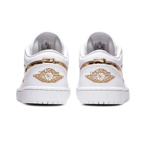 Air Jordan 1 Retro Low WMNS ‘White Metallic Gold’